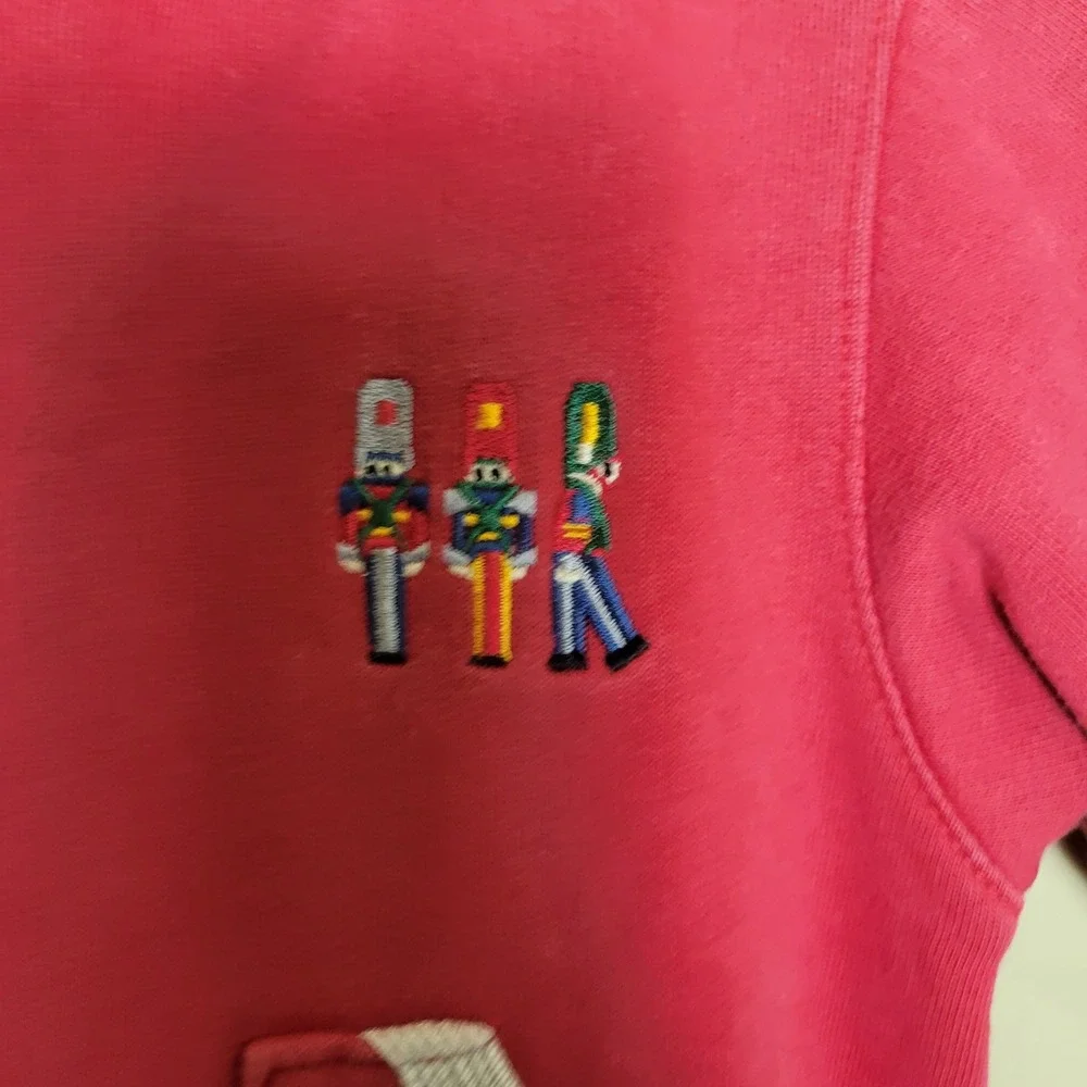 Gymboree Gymsport Nutcracker Hooded Coverall Toddler XS Red Good 1998 Vintage